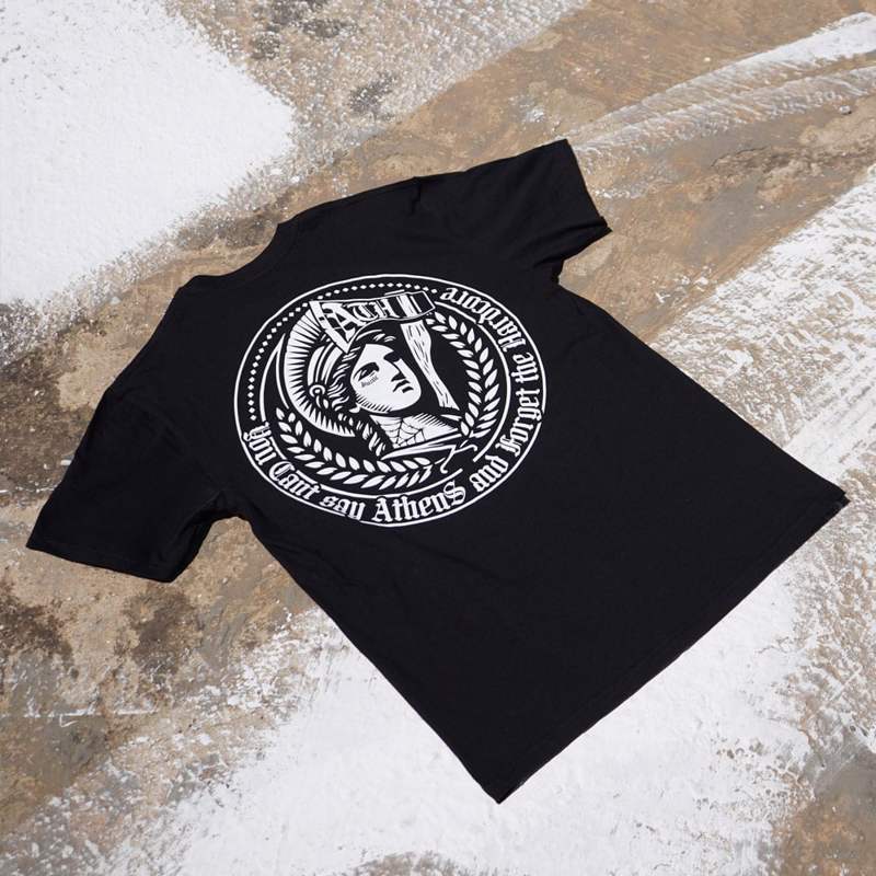 Athens Hardcore HC athena tshirt - black
